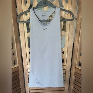 Nike Pro Light Gray Tank Top- Size L